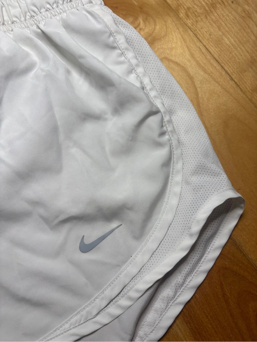 Nike White Women's Athletic Running Shorts